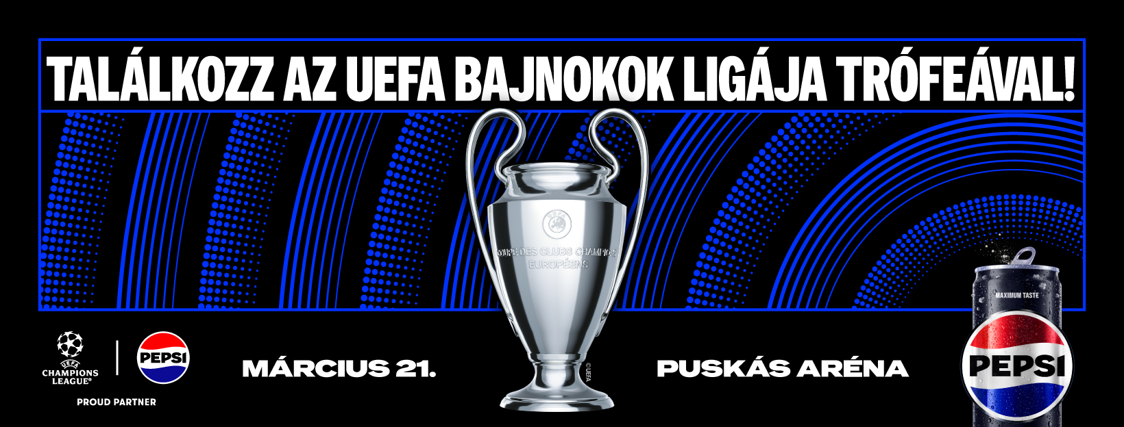 Amiről minden futballrajongó álmodik: élőben is megcsodálható Bajnokok Ligája-trófea
